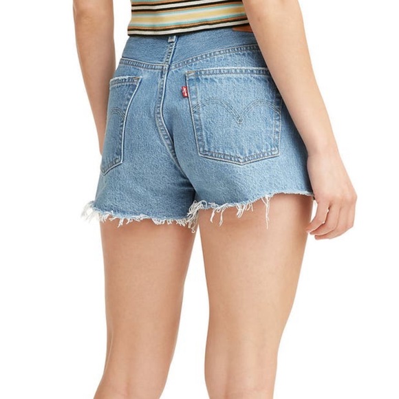 levi's 501 original denim cutoff shorts - Picture 7 of 8